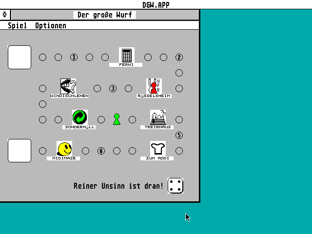Grosse Wurf (Der) atari screenshot